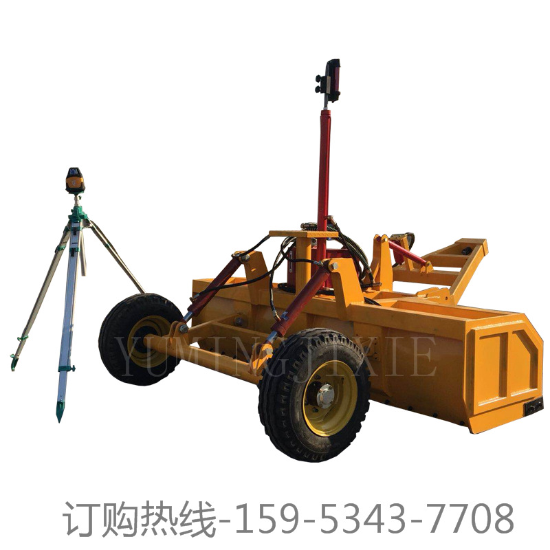 激光平地仪 土地翻新 平地机拖拉机后置悬挂激光平地机 有补贴