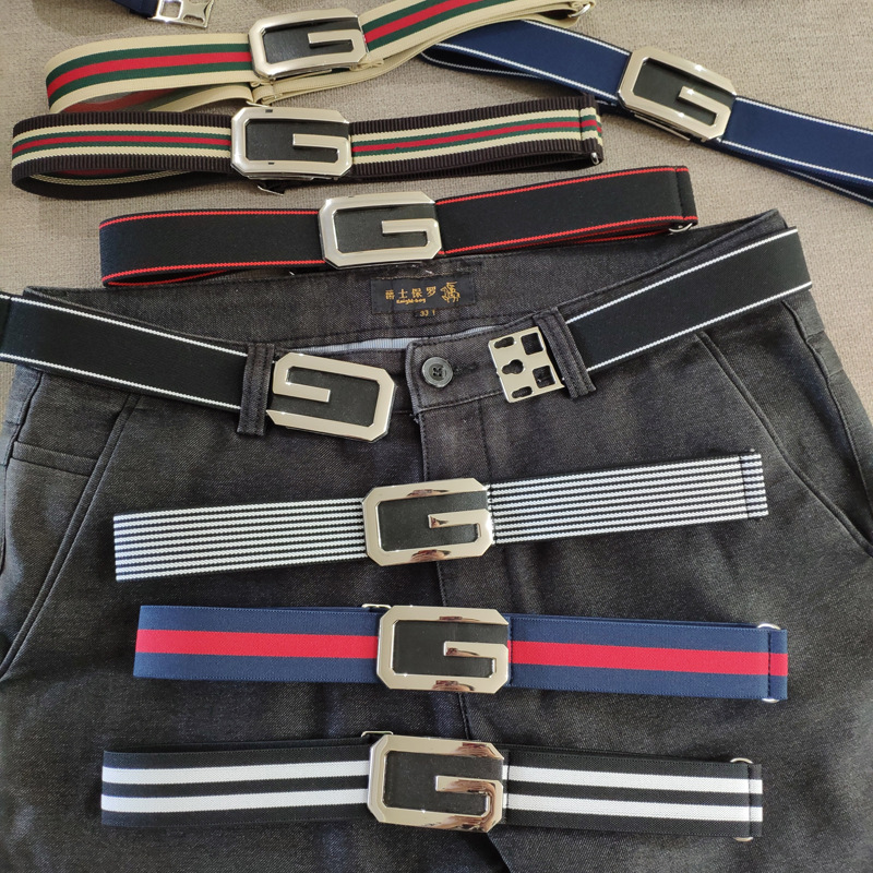 Nuevo Cinturón de los hombres y las mujeres del todo-fósforo pantalones vaqueros elásticos cinturón traje de negocios ropa formal cintura simple cinturón