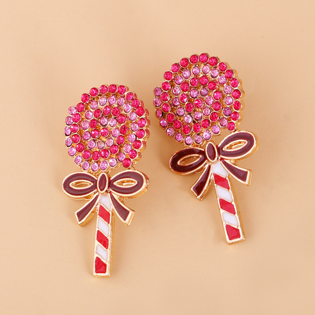 Lollipop Diamond Earrings display picture 7