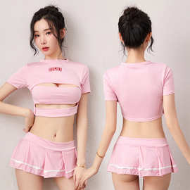 带精美包装啦啦队服装性感女球衣制服演出情趣内衣COS制服装扮