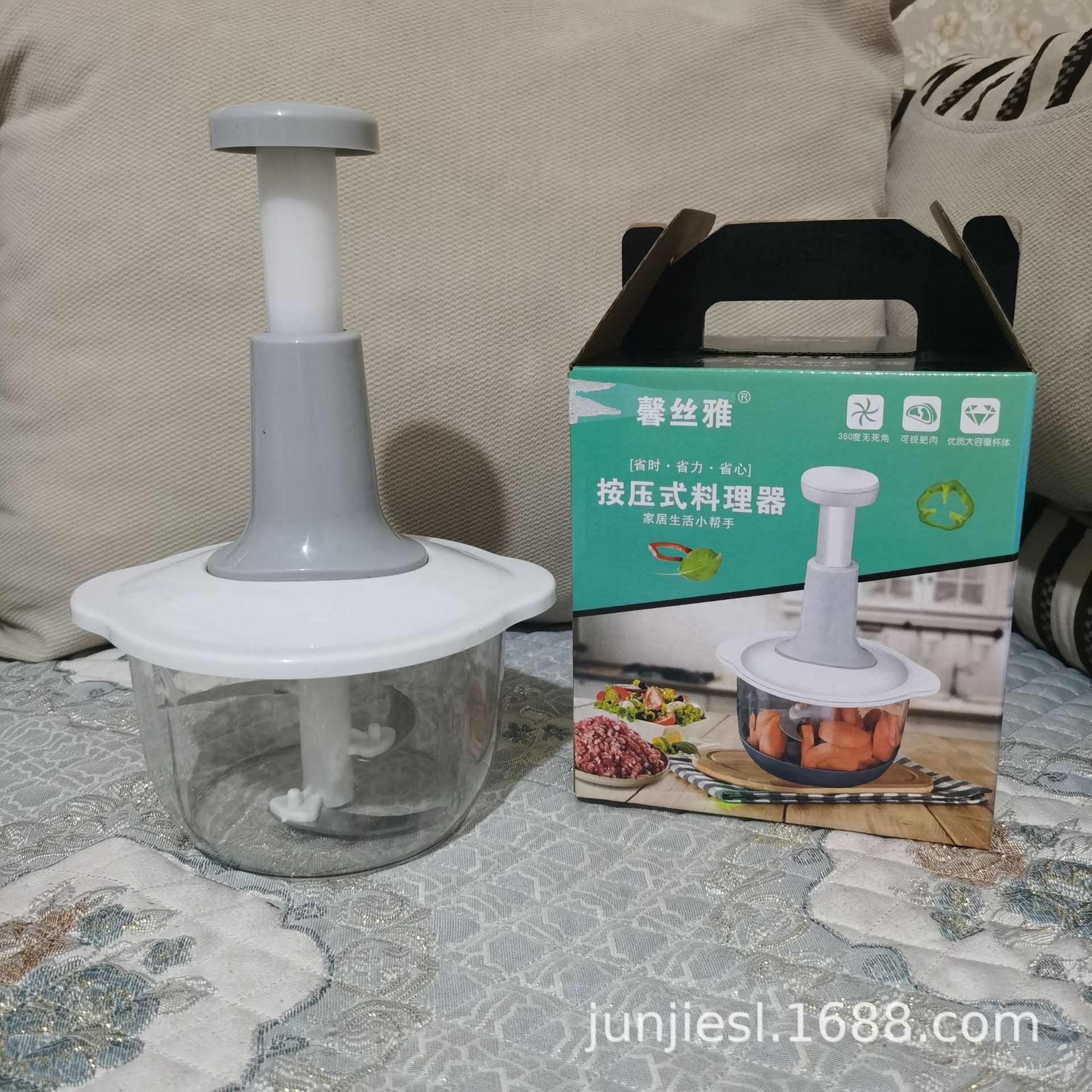 Press type food processor, vegetable gri...