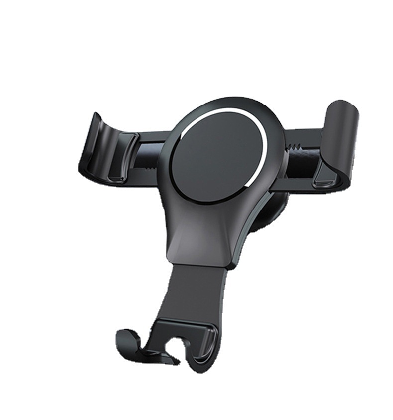 Car Phone Holder Air Outlet Snap-on Gravity Metal Bracket Manufacturers Wholesale Car Phone Holder