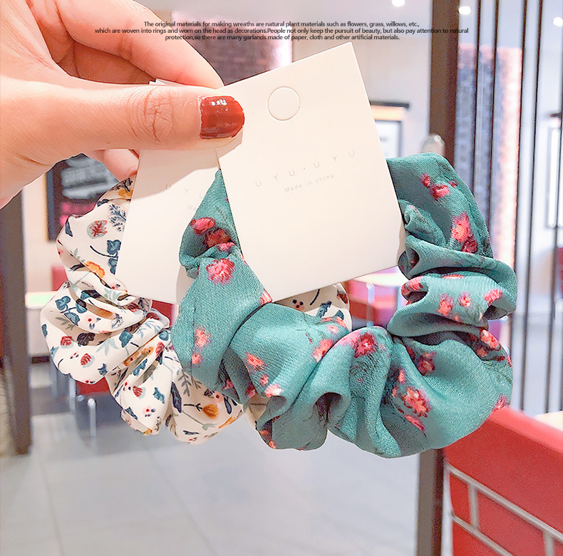 Nueva Moda Flores Dulces Scrunchies Baratos Por Mayor display picture 3