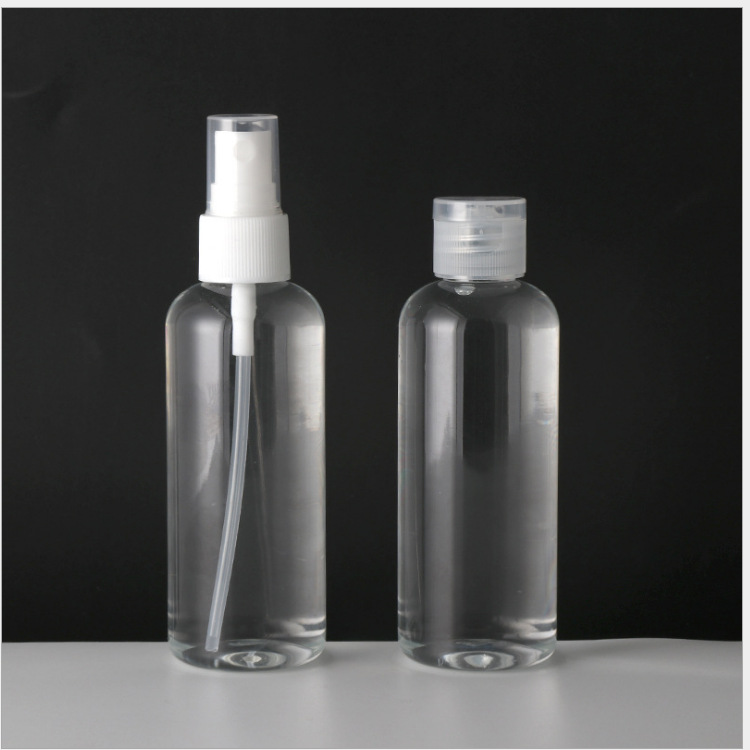现货批发酒精消毒水瓶子100ml 250mlPET塑料喷雾瓶液体瓶化妆喷雾