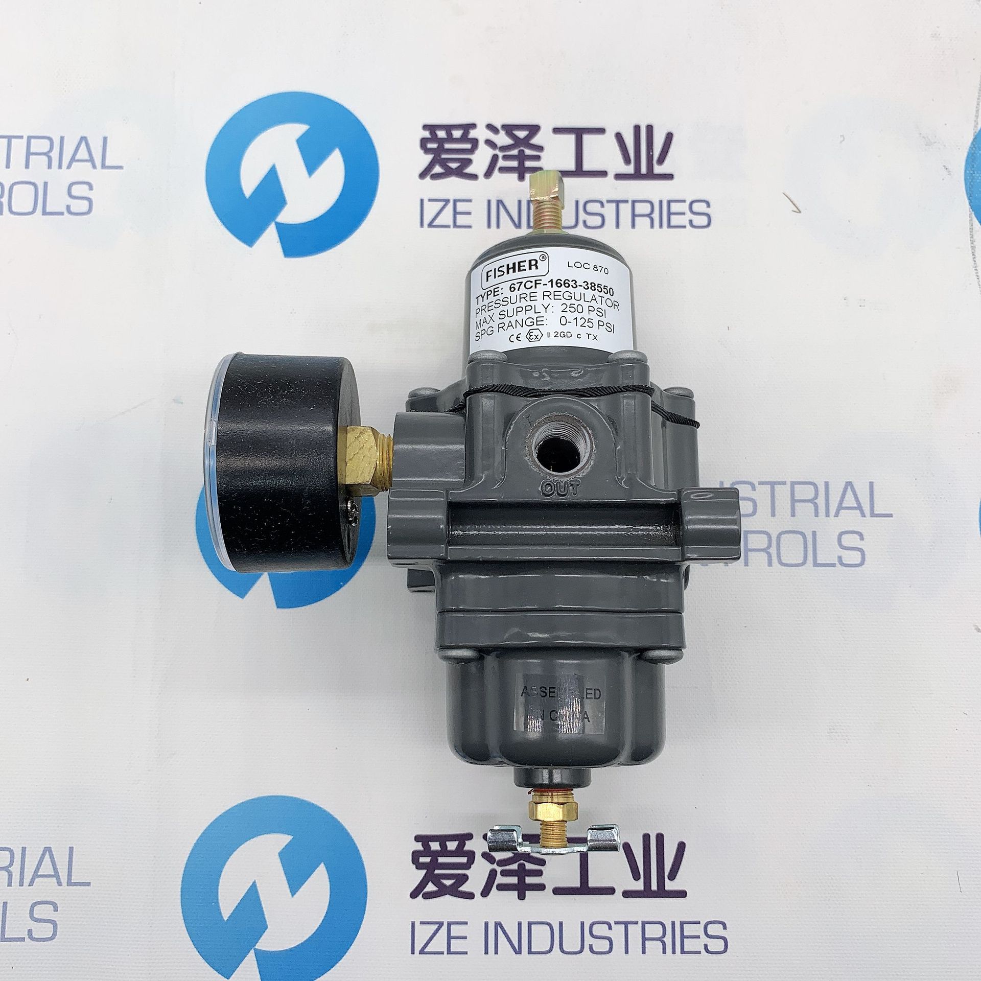 FISHER调压阀FS-67CFR-239美国费希尔FS-67CFR239爱泽工业供应