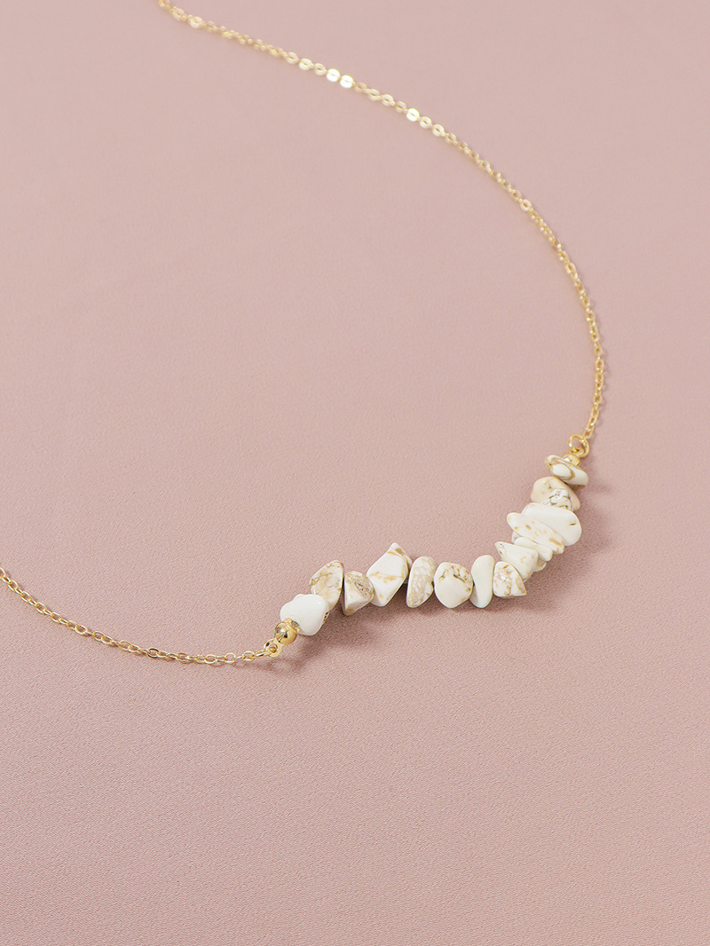 Hot Selling Fashion Jewelry Crushed Stone womenu0027s Necklace