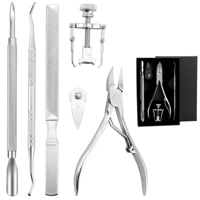 Upgraded version 6 Set of parts Ingrown Toenails Orthotic device Paronychia nail clippers Olecranon Nail scissors Pedicure with nail remover