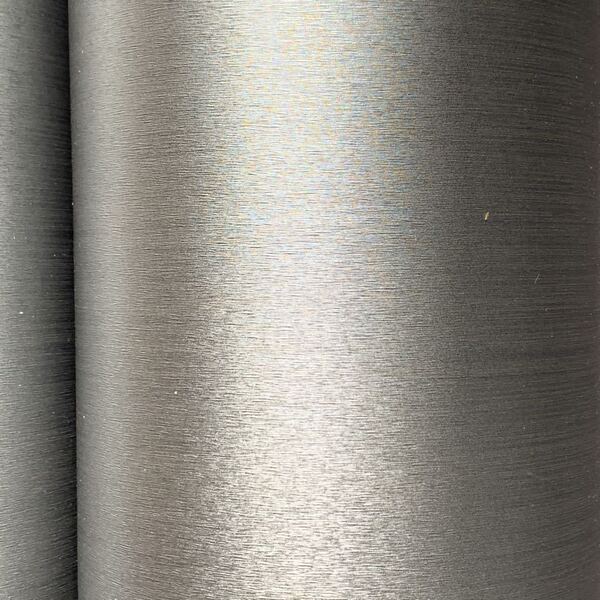 Extremely thick air guideline silver brushed texture matte back glue…