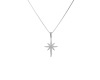 Small design two-color necklace, silver 925 sample, wholesale