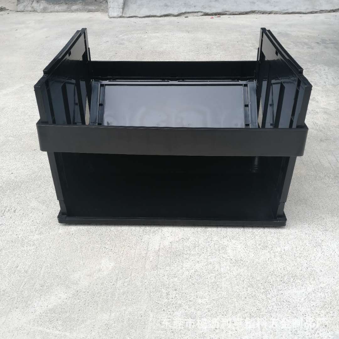 现货供应塘厦 黄江塑料防静电折叠箱 可带盖折叠式防静电胶箱