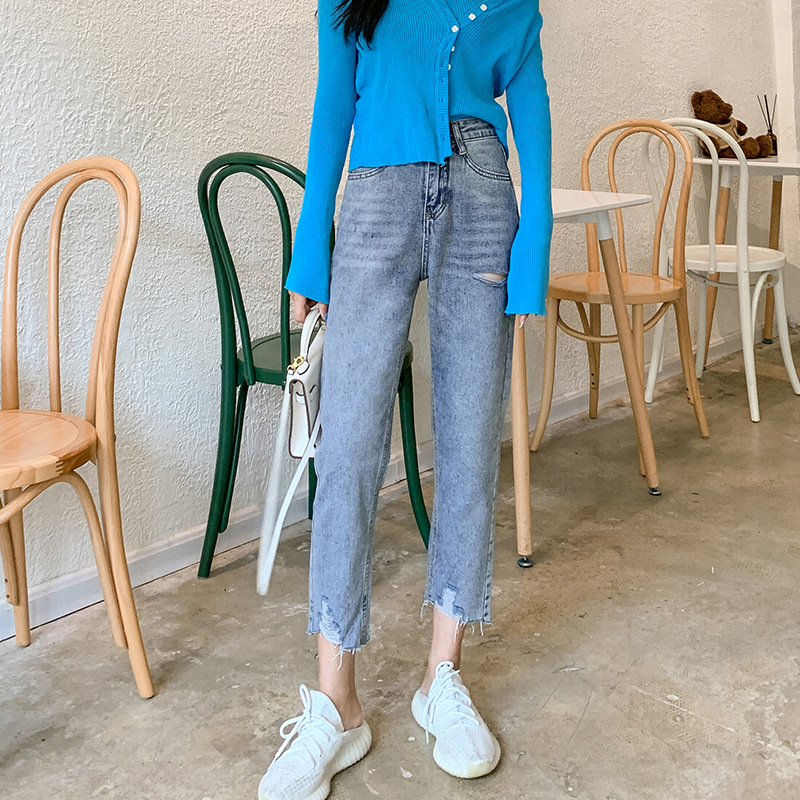 Pantalon léger femme en coton - Ref 3430260 Image 7