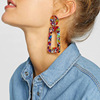 Fashionable earrings, European style