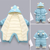 2020 new pattern Infants winter one-piece garment Climbing clothes men and women baby go out Romper keep warm thickening Newborn