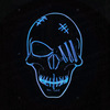 Halloween luminescence Flash Skull terror PVC Luminous mask festival Party party perform Mask