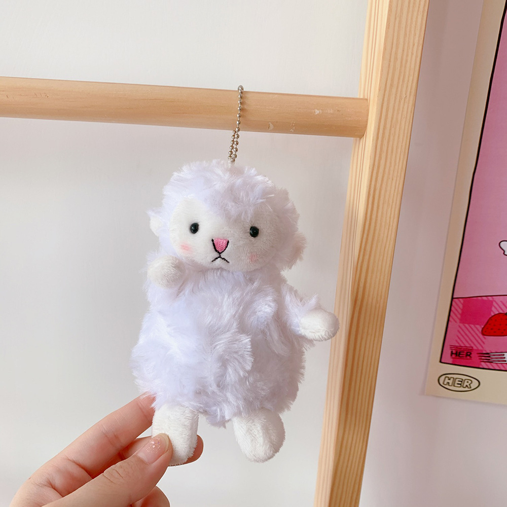 cute pendant plush doll lamb bag pendant soft cute accessories keychainpicture2