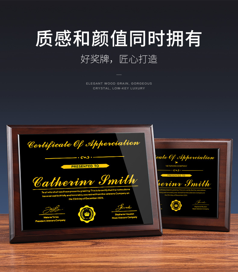 Plaster customization of woodcarvan ornaments Gold foil signs…