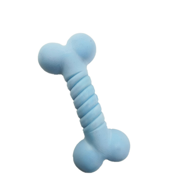 Amazon perro juguete TPR espuma fragancia hueso resistente a los mordiscos palo entrenamiento para mascotas aliviar el fabricante de juguetes tapados