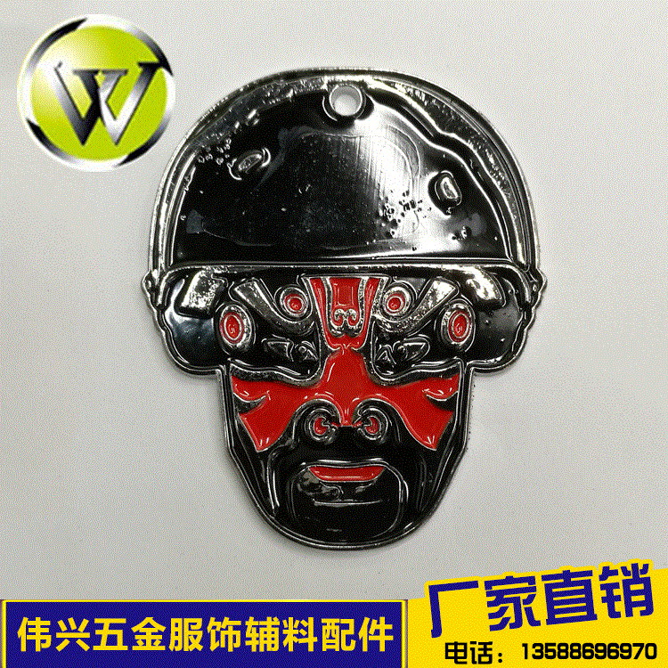 厂家供应五金商标PU丝印皮章可定制批发服装辅料五金商标