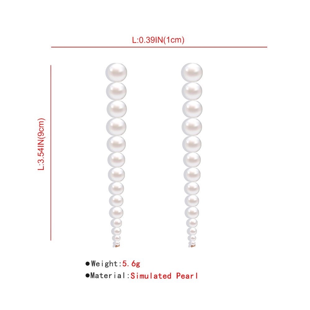 Pearl Earrings Sweet Earrings Fashion Trendy Earrings Wholesale display picture 1