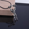 Brand necklace hip-hop style stainless steel, accessory, internet celebrity, European style