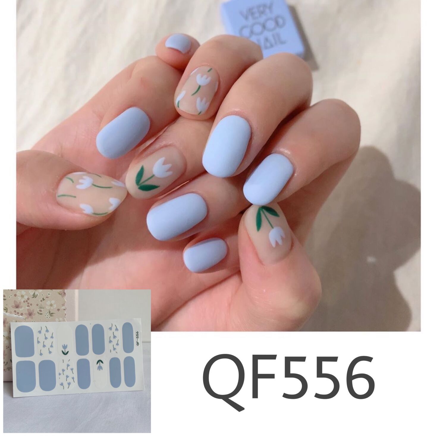 Sweet Flower Sticker Nail Patches 1 Set display picture 5