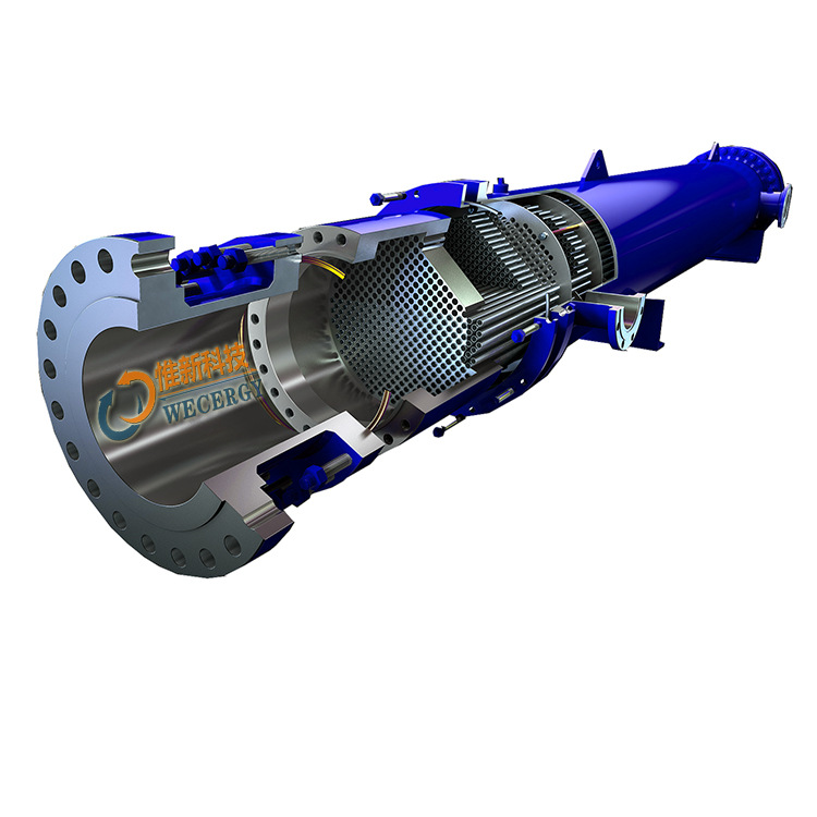 苏州惟新换热器厂家直供聚合物厂PVCVCM多元醇聚氨酯）液体冷凝器