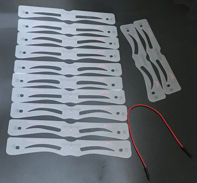 眉卡套装硅胶连体眉卡 新手辅助纹绣工具描眉卡 眉形卡 画眉神器