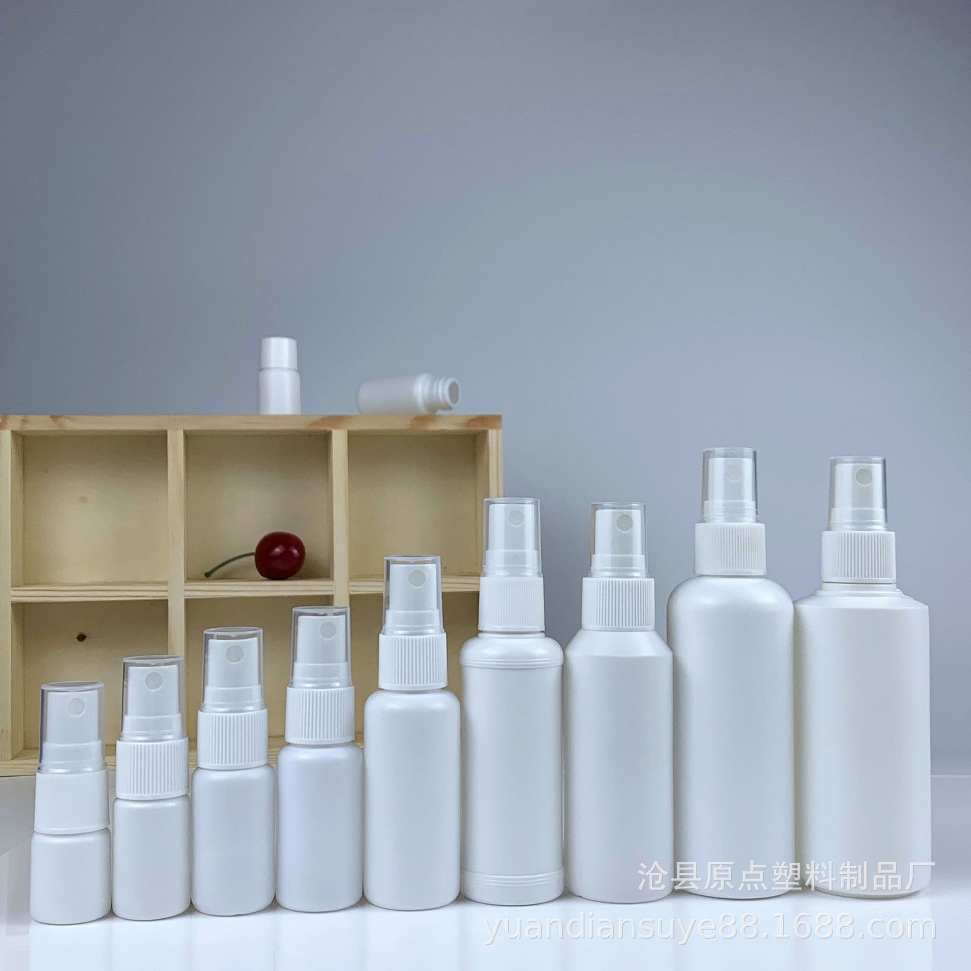 现货5ml15ml20ml30ml50ml60ml100ml全白喷雾瓶 pe白色塑料瓶 喷瓶