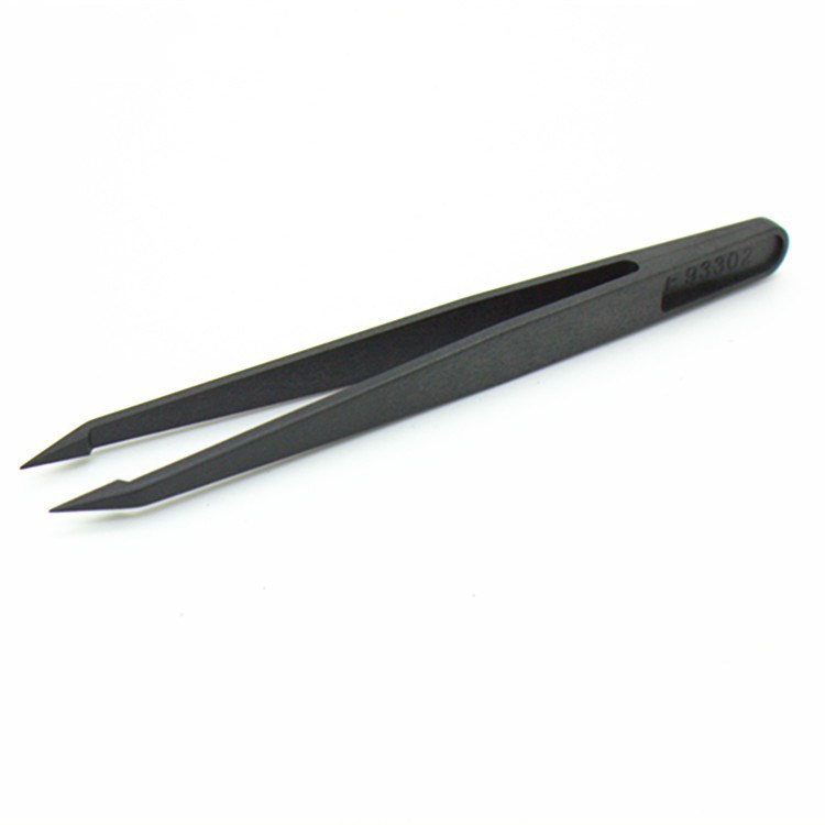 卫特斯WEITESI防静电镊子电子厂专用维修工具 E93302尖头塑料镊子