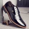 Men Wedding leather shoes PU business formal dress shoes