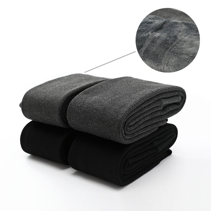 童裝店貨源兒童冬季加絨加厚打底褲黑色豎條紋連褲襪廠家直銷批發