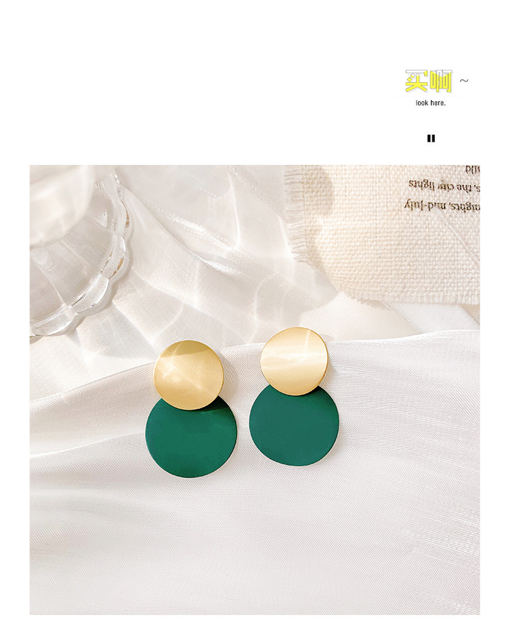 Boucles D&#39;oreilles Rétro Hit Color Paint display picture 12