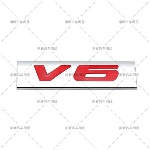 Convert the vehicle displacement label 4X4 V6 V8 AWD to a 4x4 sticker modification
