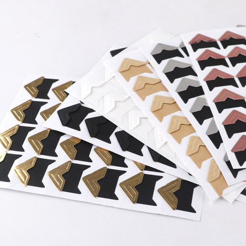 Photo paper photo corner kraft paper decoration diy photo corner sticker Polaroid retro photo album photo album corner sticker