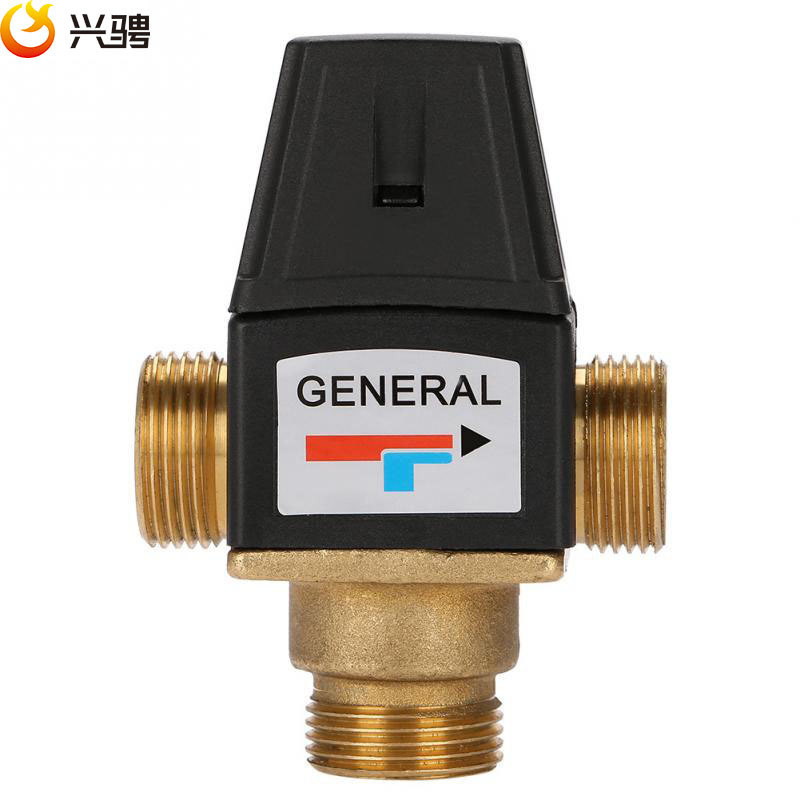 厂家直销 黄铜恒温阀 太阳能电热水器恒温混水阀小厨宝地暖温控阀|ms