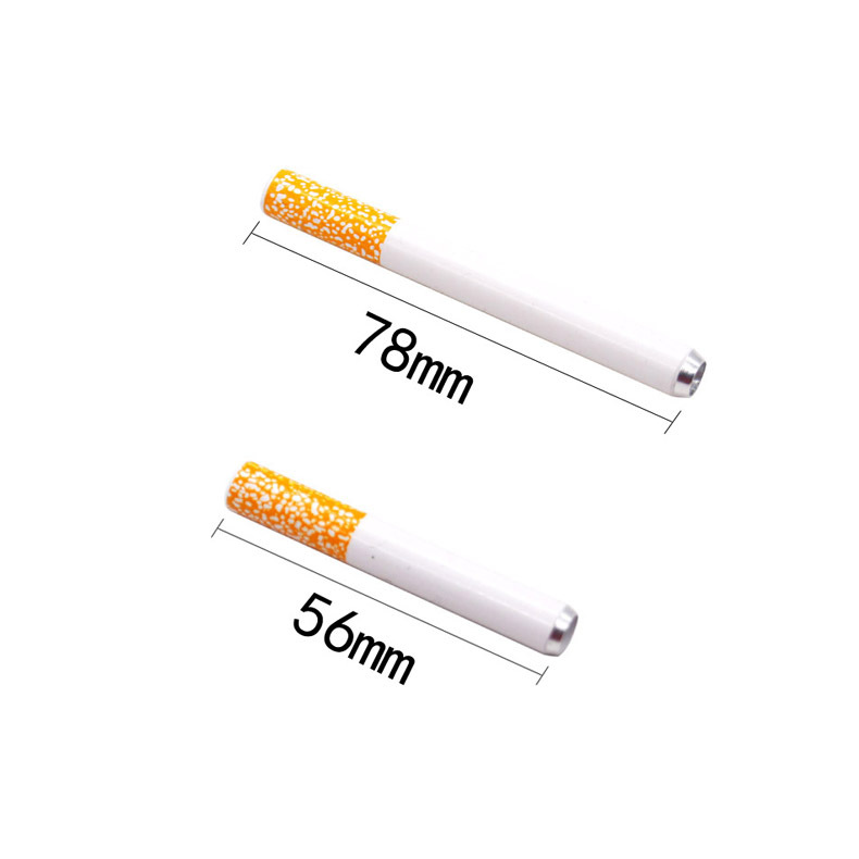 Manufacturer of cross-border cigarette pipes, small, portable and multi-functional, aluminum alloy shaped pipes and smoking utensils 4