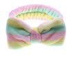 Demi-season cute hairgrip with bow, headband, face mask for face washing, South Korea, Korean style