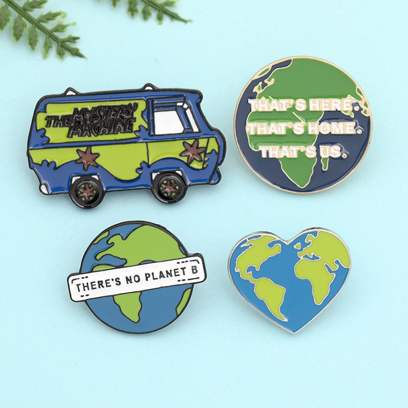 Fashion Earth Alloy Enamel Unisex Brooches display picture 4