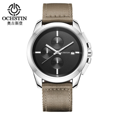 OCHSTIN经典商务石英男表2020新系列尼龙多功能腕表时尚简约手表|ms