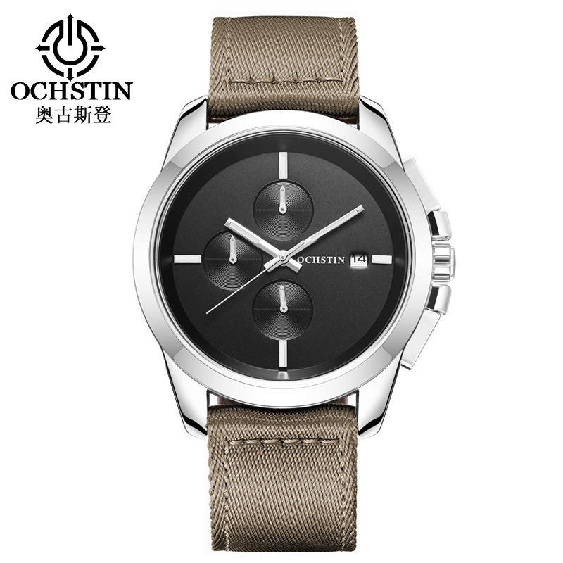 OCHSTIN经典商务石英男表2020新系列尼龙多功能腕表时尚简约手表|ms