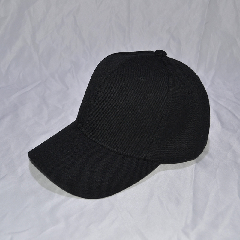 Baseball Cap Unisex Plain Cotton Work Style Premium Headwear_voghion.com