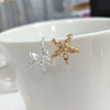 Crystal, earrings, mountain tea, ear clips, accessory, Korean style, no pierced ears, wholesale