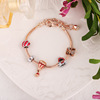 Cross -border explosion accessories Panjia bracelet thermal balloon LOVE pumpkin car spiral beaded beaded beaded lobster buckle new product listing