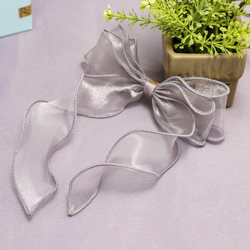 Sweet Solid Color Fabric Ribbon Hairpin Hair Accessories Fashion Hair Accessories Wholesale display picture 11