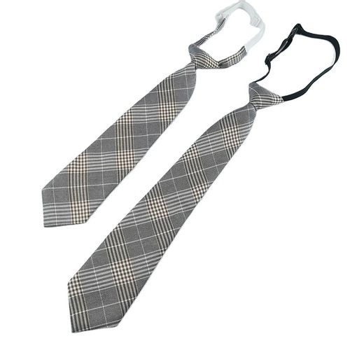 Tie-free cotton JK tie Harajuku student hooded plaid British college INS women's shirt uniform tie