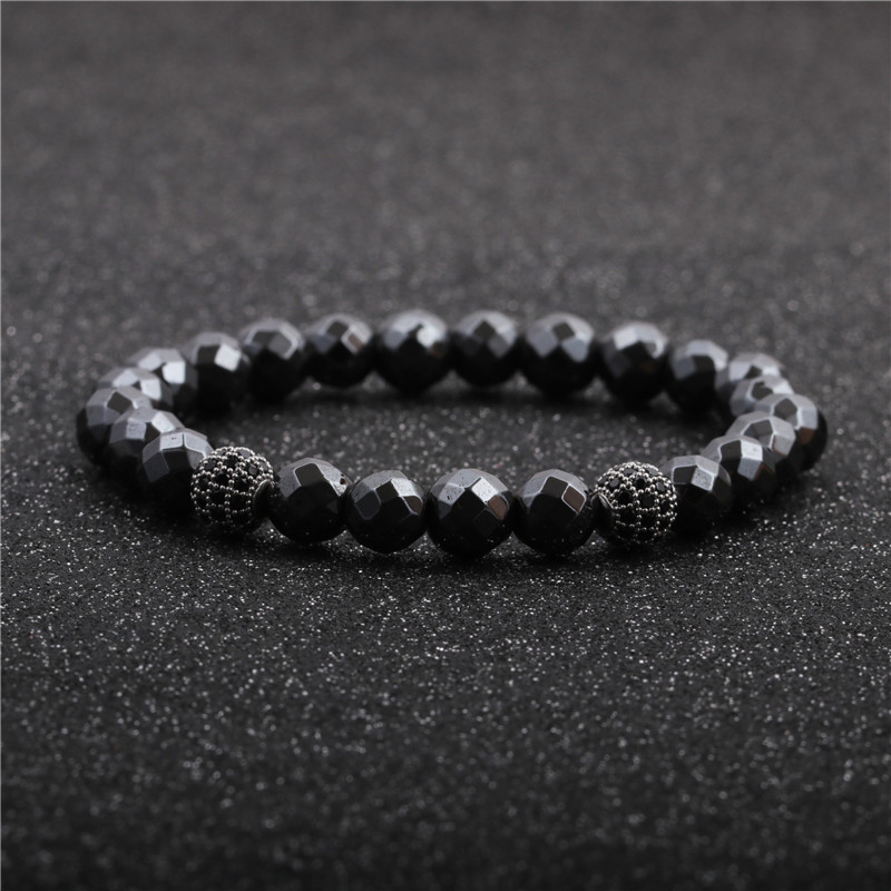 New Simple Micro Inlaid Zircon Diamond Ball Bracelet display picture 2