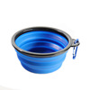 New Jiamazon Explosion Pet Folding Bowl Pot Dog Dogs Extending Drinking Water Portable Dog Basin Silicone Pet Bowl