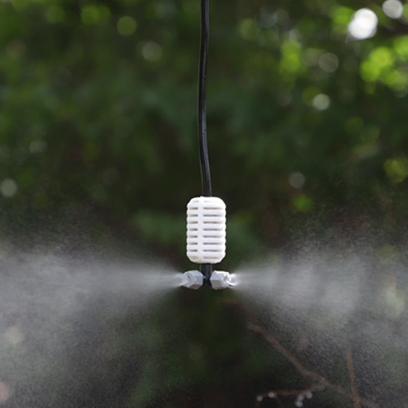 Equipos de sistema de riego de jardín gris no incluidos impuestos con boquilla de atomización cruzada colgada al revés