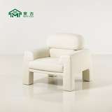 麦古 Ретро минималистичный диван, дизайнерская ткань, вилла, мебель