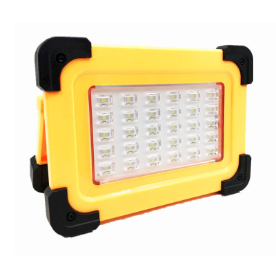 跨境新款50W太阳能工作灯USB充电 户外应急投光灯 野营灯|ms